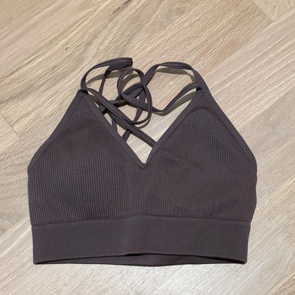 Brown aerie strappy tank